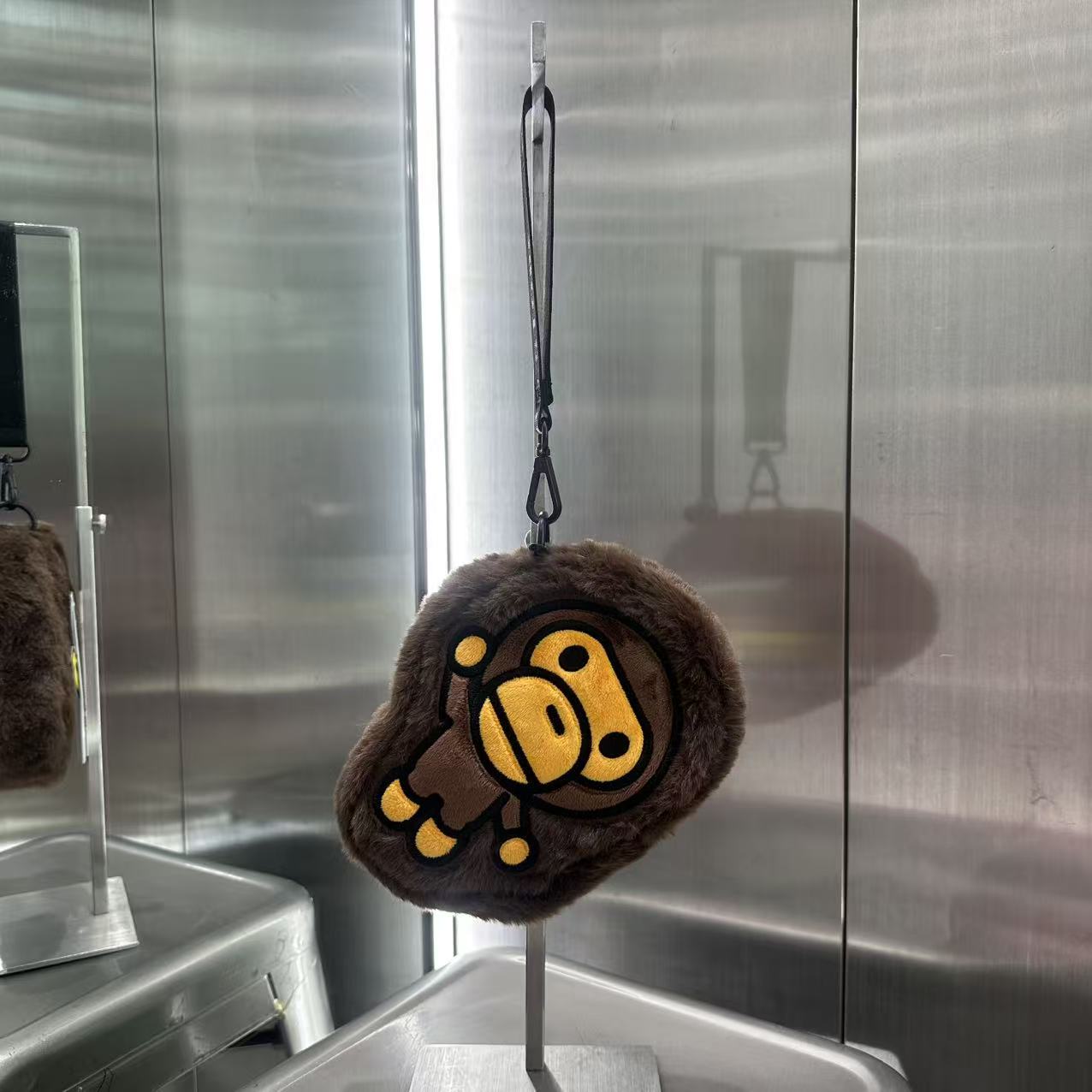 BABY MILO STORE配飾卡通小猴毛絨零錢包4405