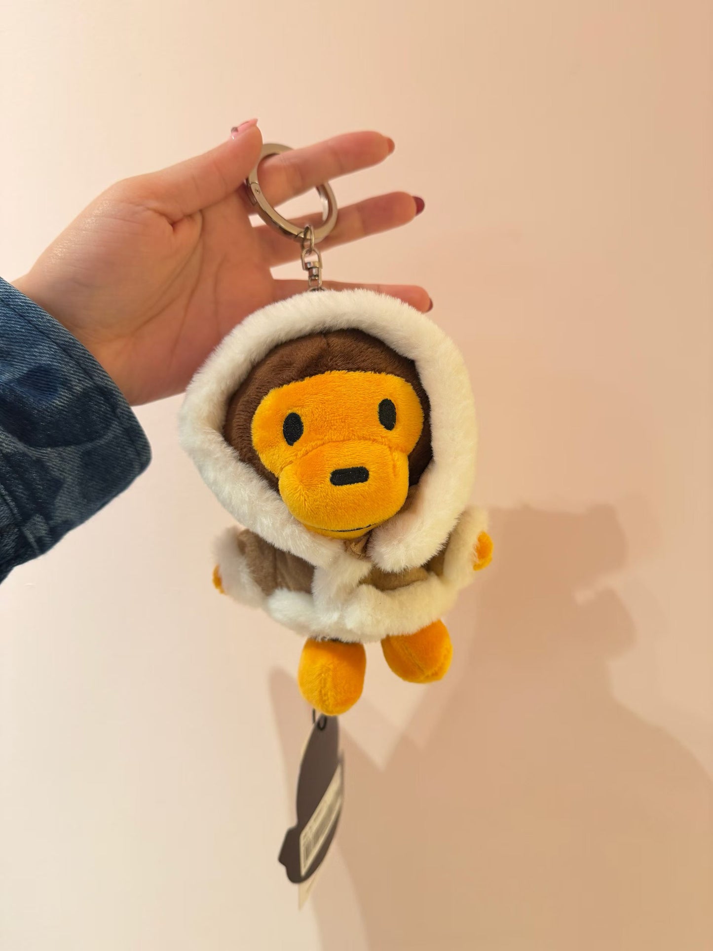 BABY MILO STORE 毛領連帽大衣小猴掛件鑰匙扣4596 0MXACW4596XXR