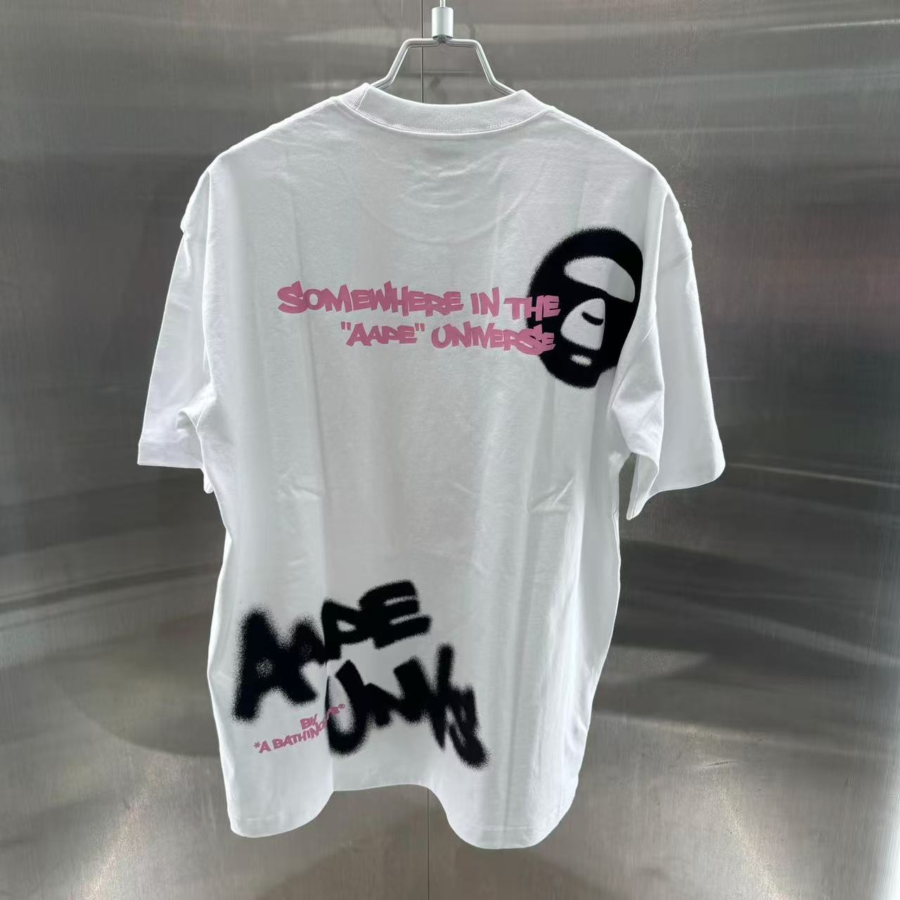 香港代購 專櫃正品 26春夏 Aape 男 AAPEUNVS 美式塗鴉猿人迷彩潮流舒適短袖T恤1888