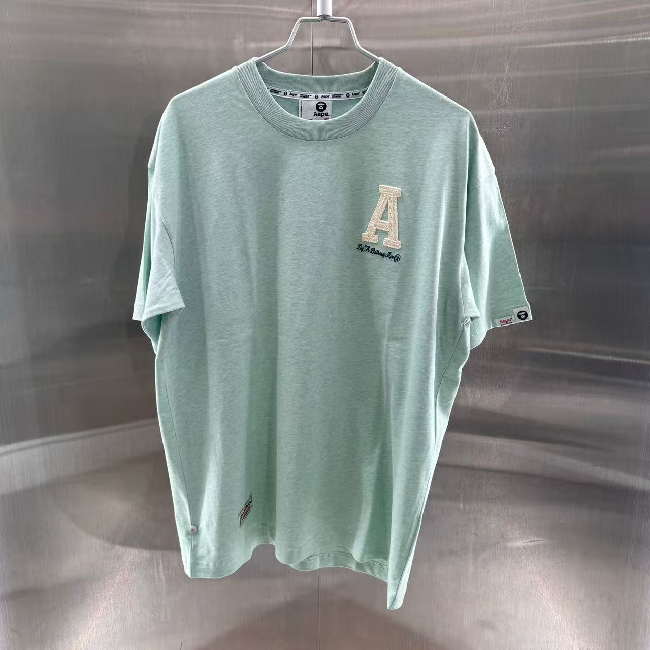 香港代購 專櫃正品 Aape 男裝 26春夏字母刺繡舒適簡約休閑圓領短袖T恤1847