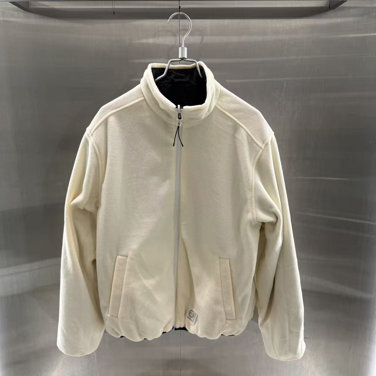 香港直郵 Aape 25秋冬 男 小標徽章休閑潮流雙面穿絨面夾克外套7732