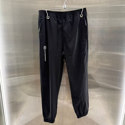 香港直郵 Aape 男裝  猿顏徽章字母印花束腳簡約休閑長褲6900