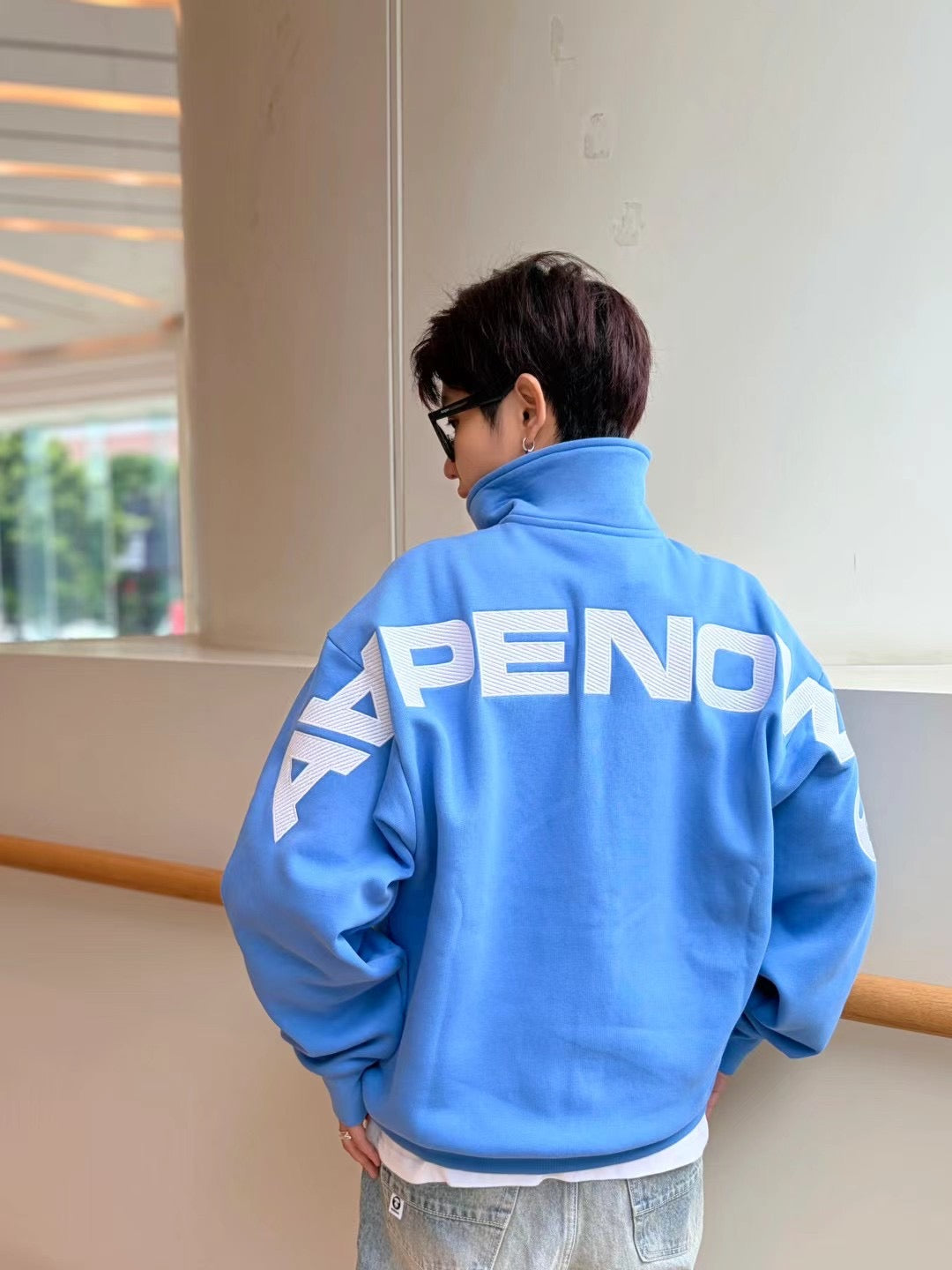 Aape 2026 秋冬 男裝 AAPENOW 半高領加絨衛衣 E371