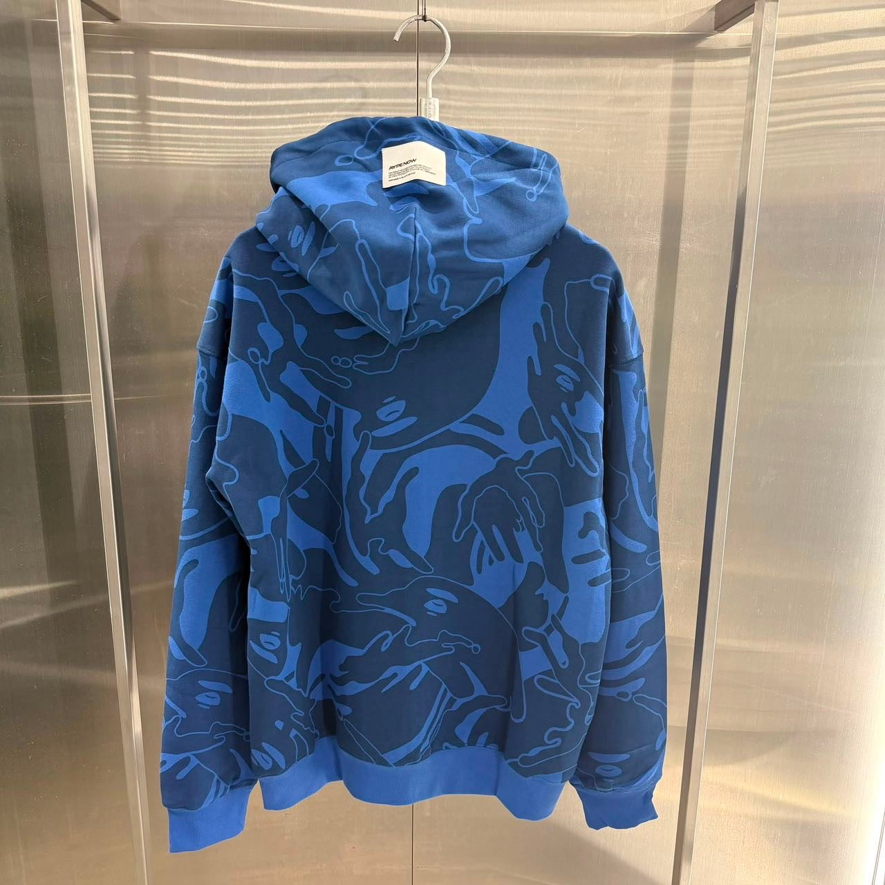 Aape 2026 秋冬 男裝 AAPENOW 黑桃章迷彩連帽衛衣D380