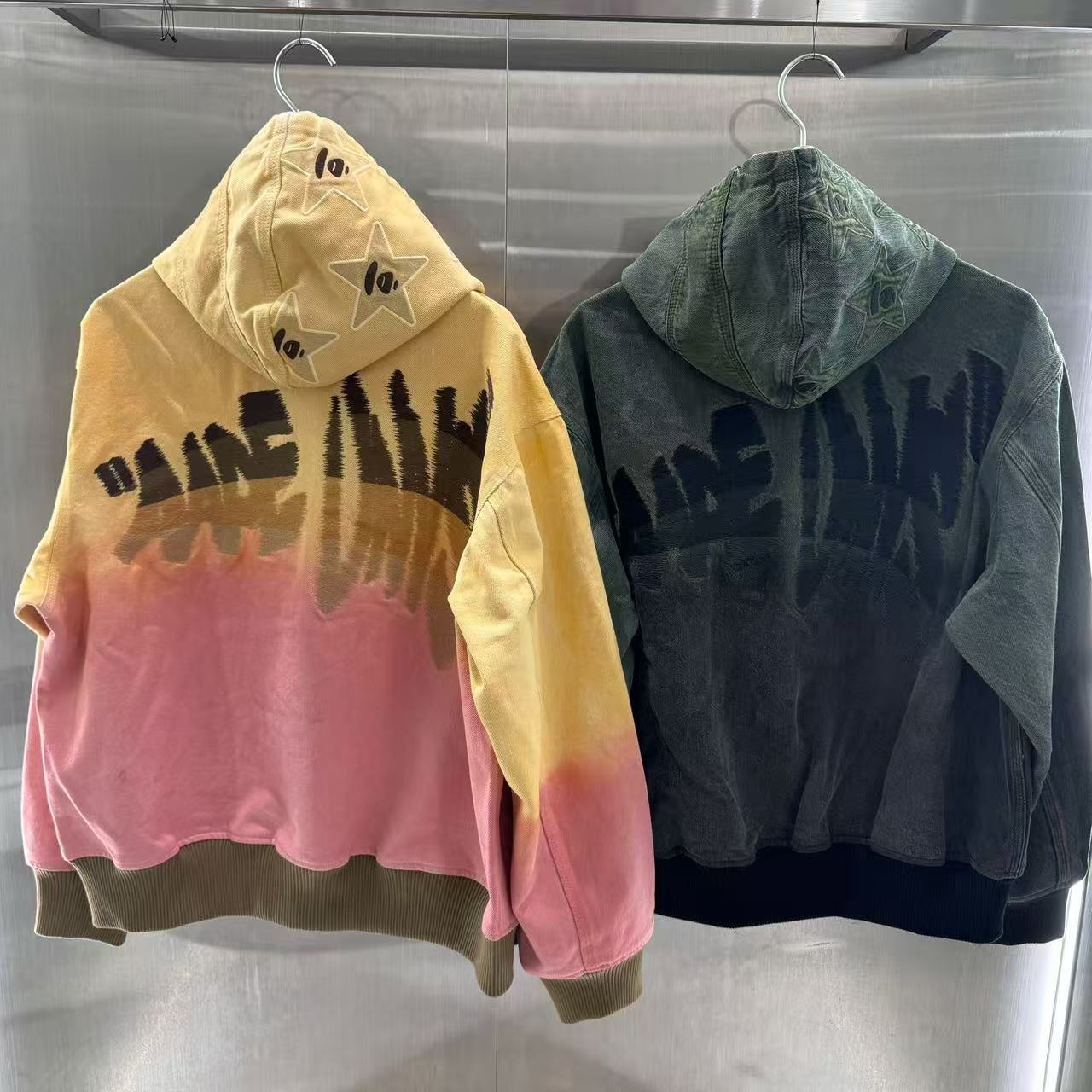 香港代購 專櫃正品 Aape 男裝 26春夏漸變色星星帽拉鍊夾克外套7775