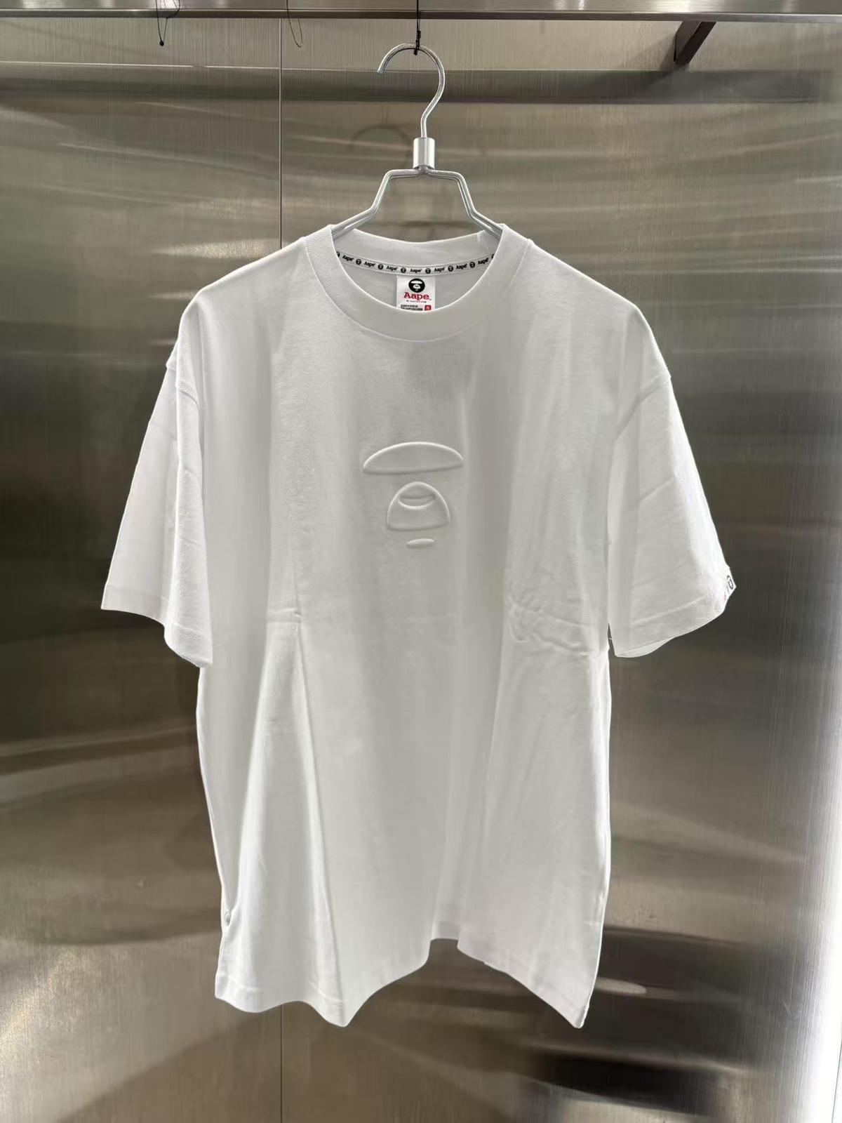 2025 Aape 男裝 秋冬猿人字母印花休閑潮流短袖T恤 AAPEUNVS moonface tee 1730