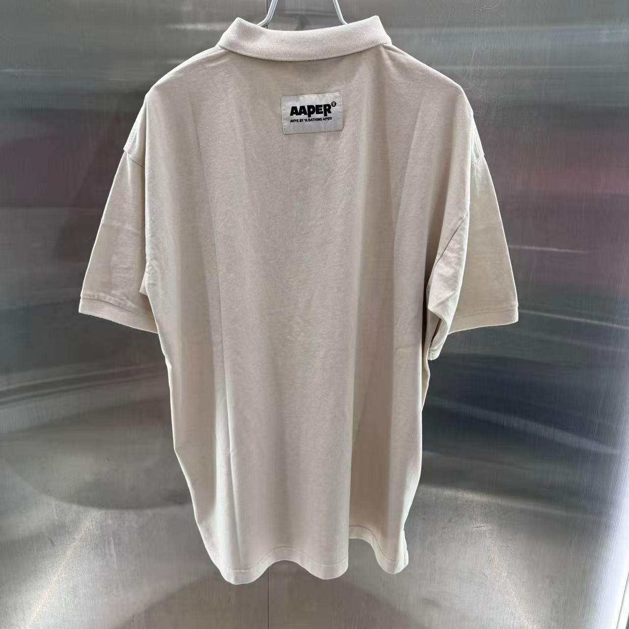 香港代購 專櫃正品 26春夏 Aape 男 AAPER 猿人軍團徽章舒適簡約純色POLO衫1823