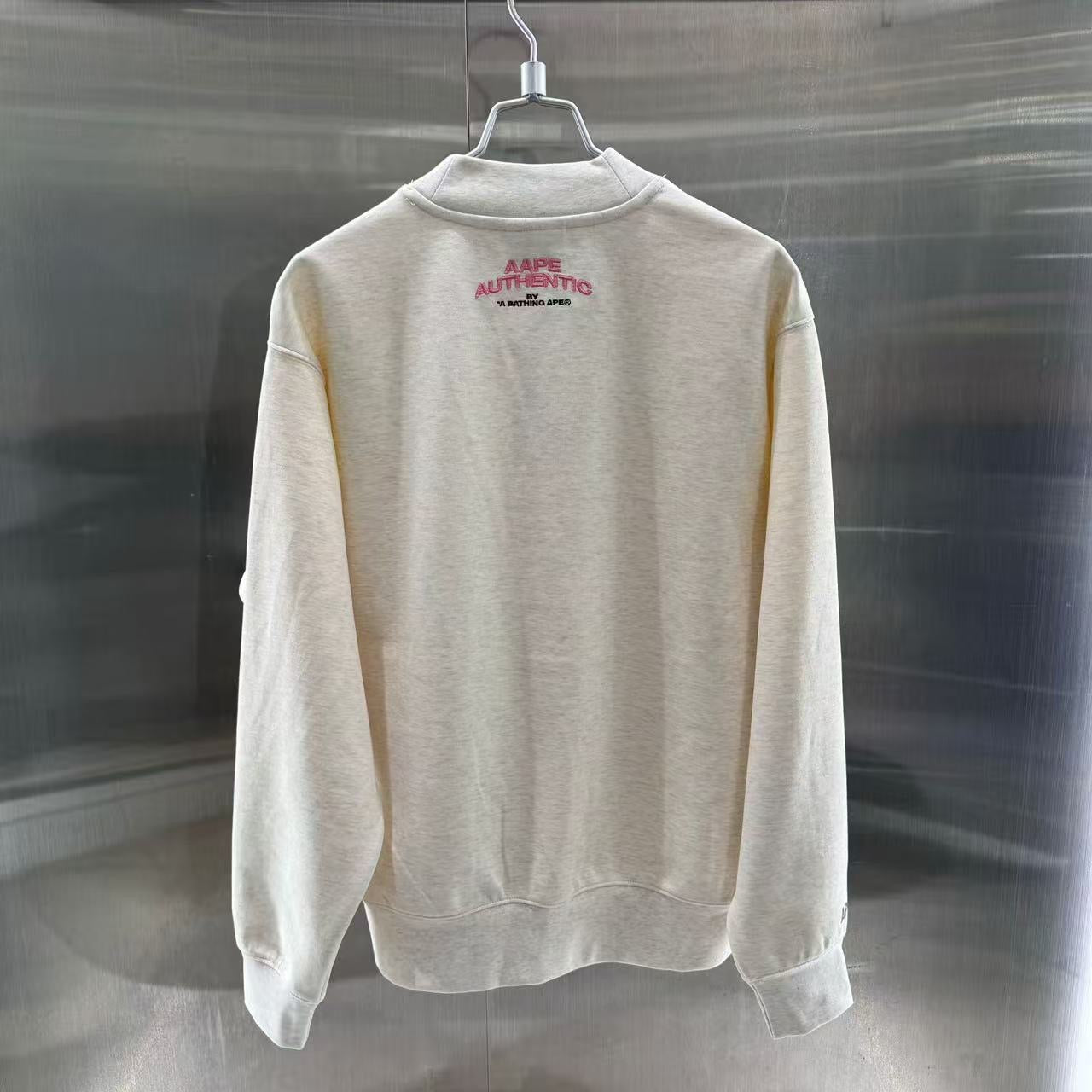 香港直郵 專櫃正品 Aape 26春夏男 A字母刺繡美式復古衛衣開衫外套D350
