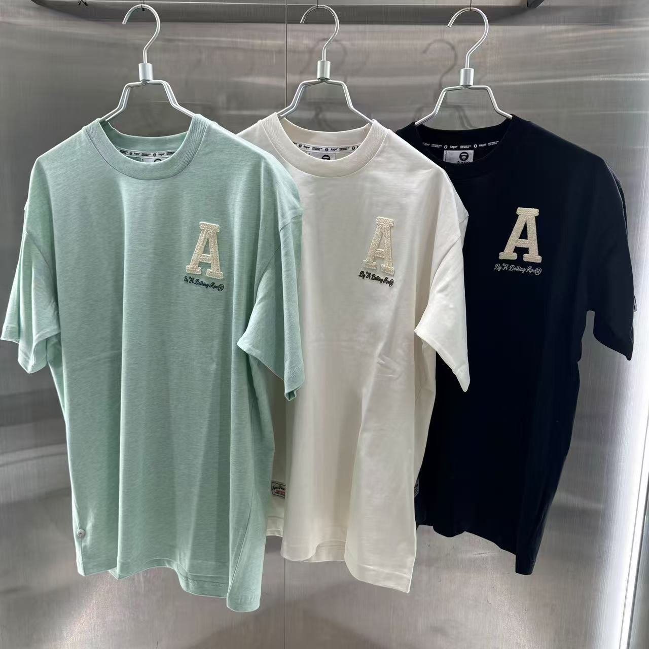 香港代購 專櫃正品 Aape 男裝 26春夏字母刺繡舒適簡約休閑圓領短袖T恤1847