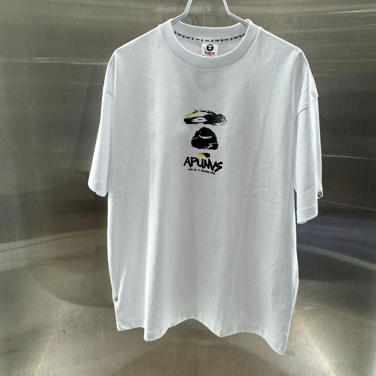 香港代購 專櫃正品 26春夏 Aape 男 AAPEUNVS 猿人迷彩塗鴉印花潮流舒適短袖T恤 1839