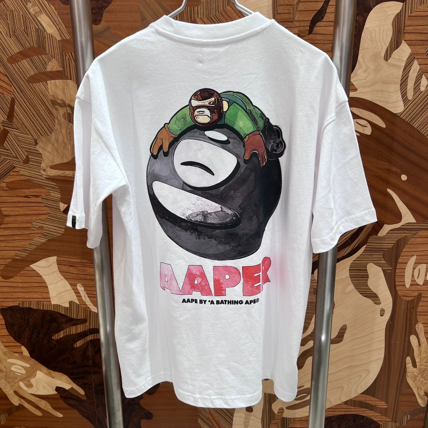 香港代購 專櫃正品 Aape 男裝 26春夏 AAPER 猿人卡通印花圖案趣味短袖T恤1821