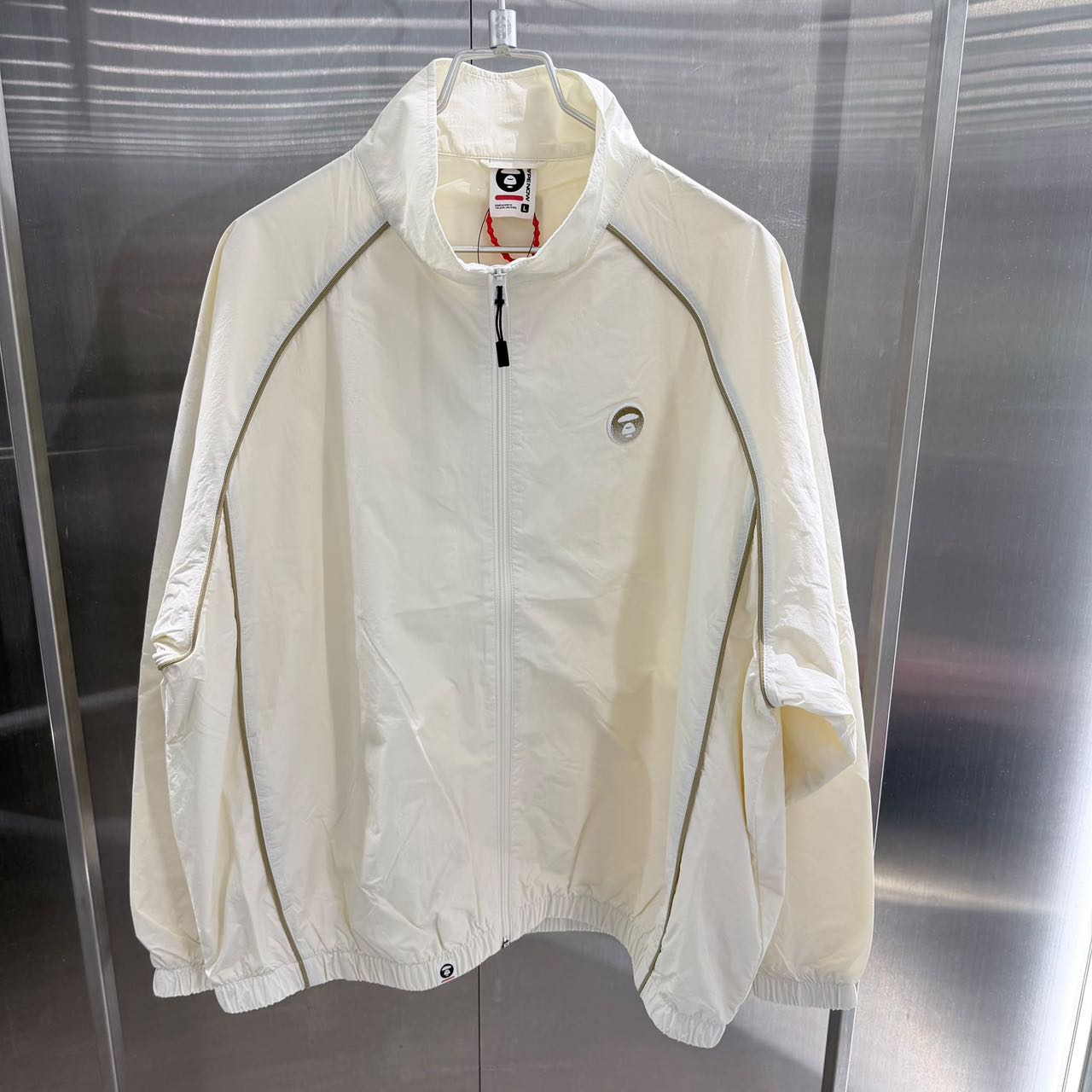 香港直郵 Aape 26秋冬 男 AAPENOW 半高領薄夾克外套7794