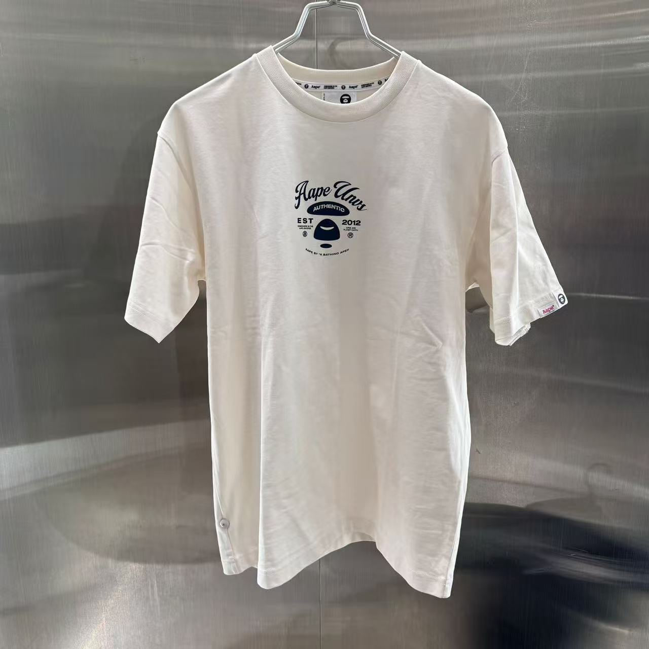 香港直郵 專櫃正品 Aape 男裝 26春夏愛心猿顏字母圖案印花短袖T恤1856
