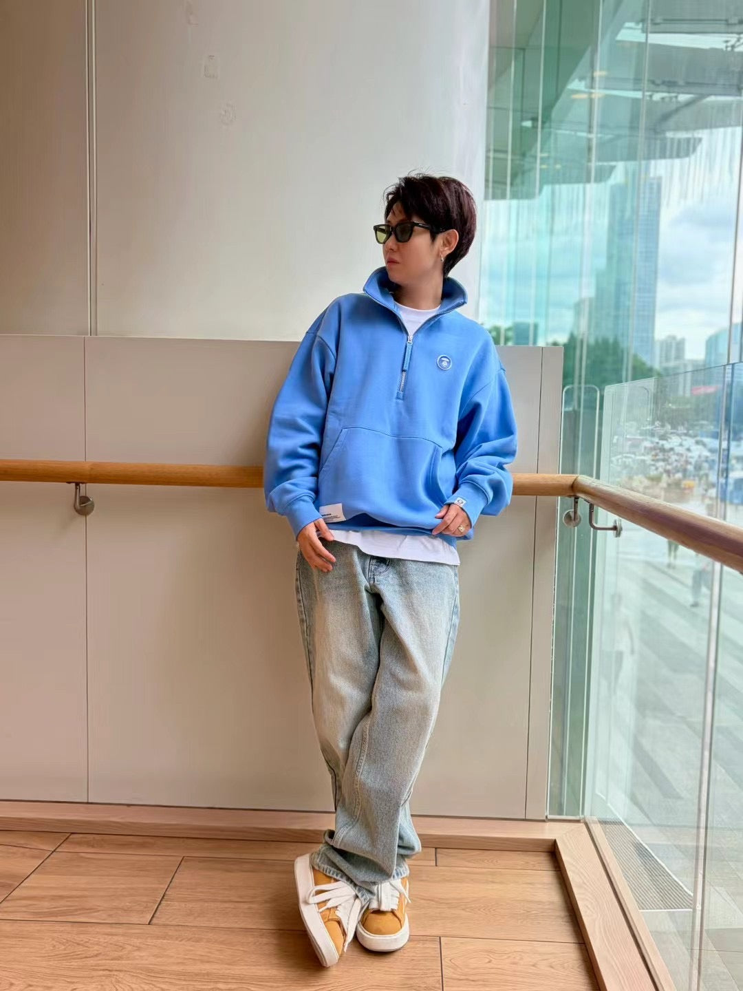 Aape 2026 秋冬 男裝 AAPENOW 半高領加絨衛衣 E371