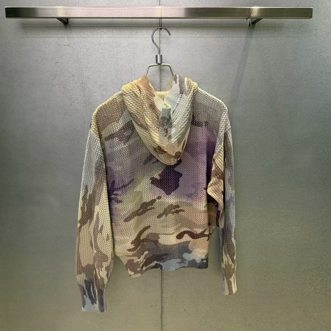 香港代購 專櫃正品 Aape 26春夏 女裝 心型猿人徽章甜酷慵懶迷彩針織衫D357