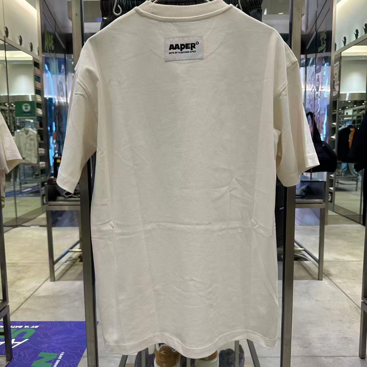 香港直郵 Aape 男裝 26春夏 AAPER 猿人軍團光感變色衝浪猿人印花短袖T恤1829