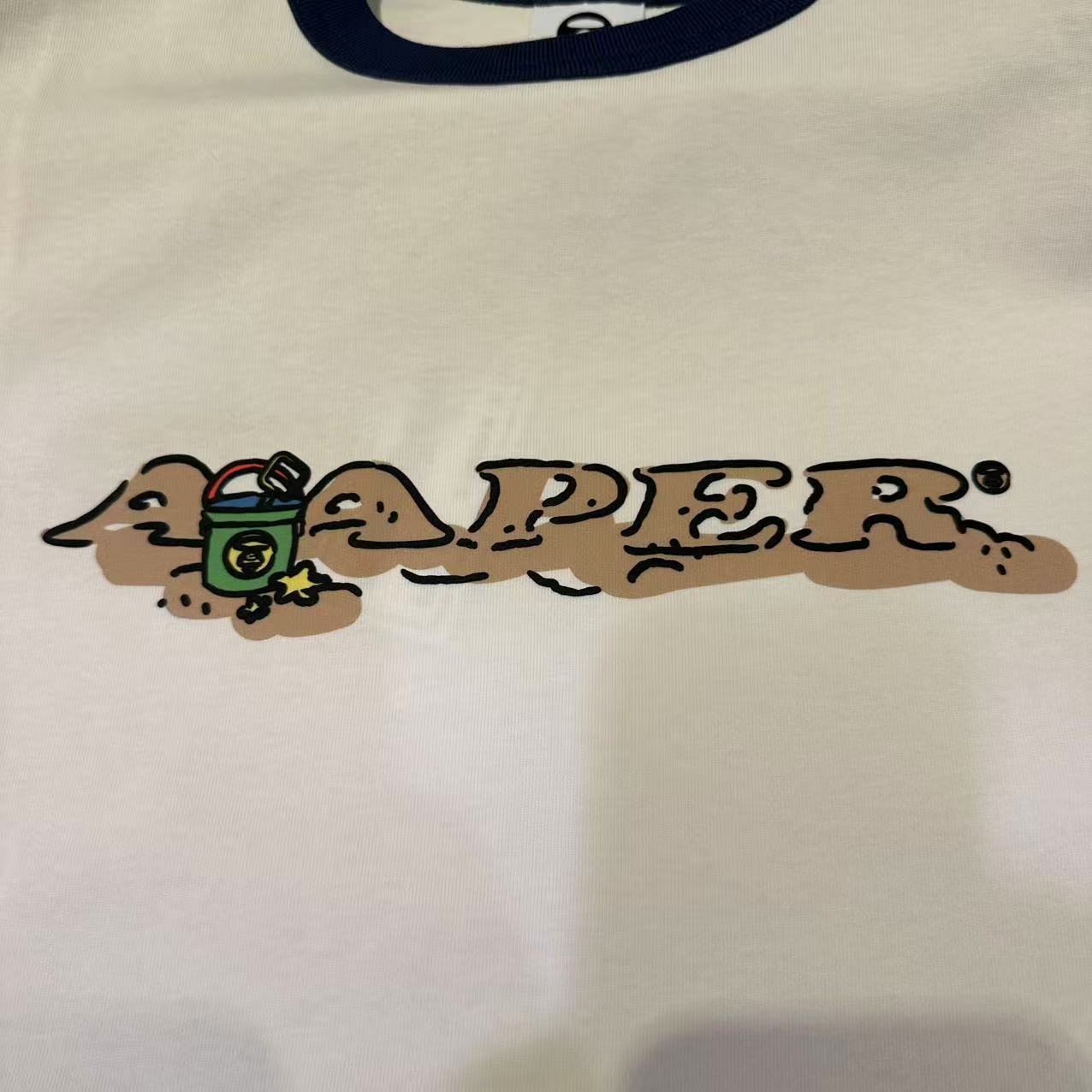 香港直郵 Aape 男裝 26春夏 AAPER 猿人軍團夏日椰林海灘度假印花短袖T恤1828