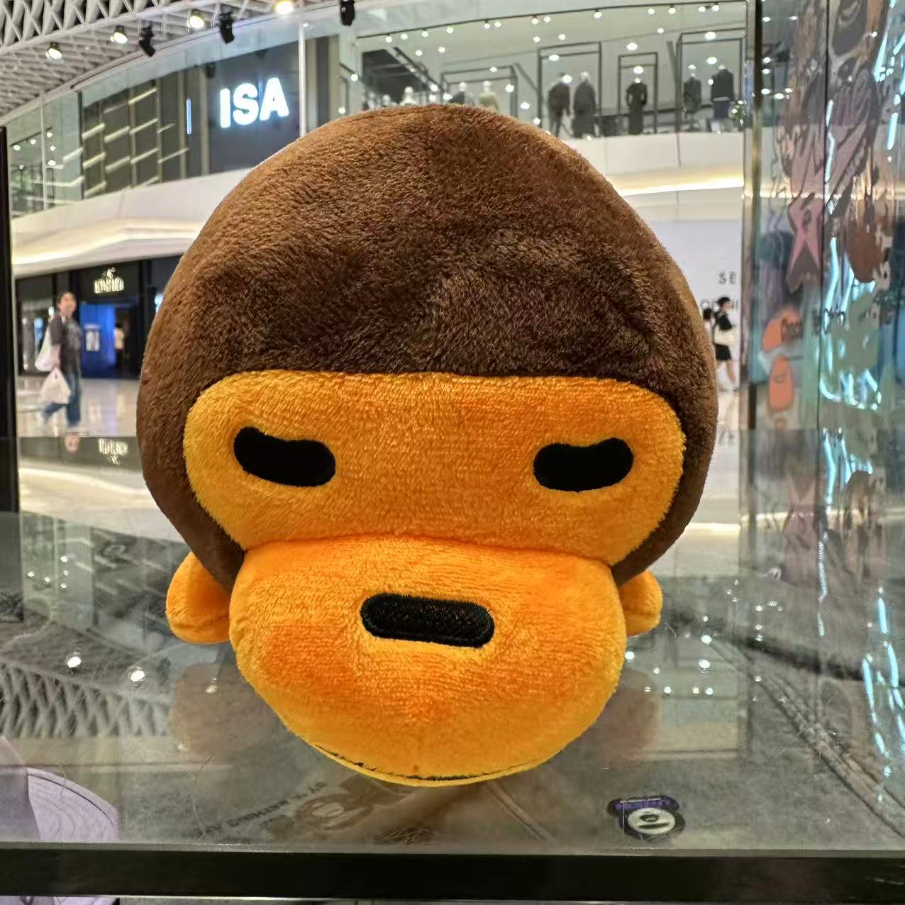 香港直郵 BABY MILO STORE 卡通毛絨小猴公仔背包斜背包4449