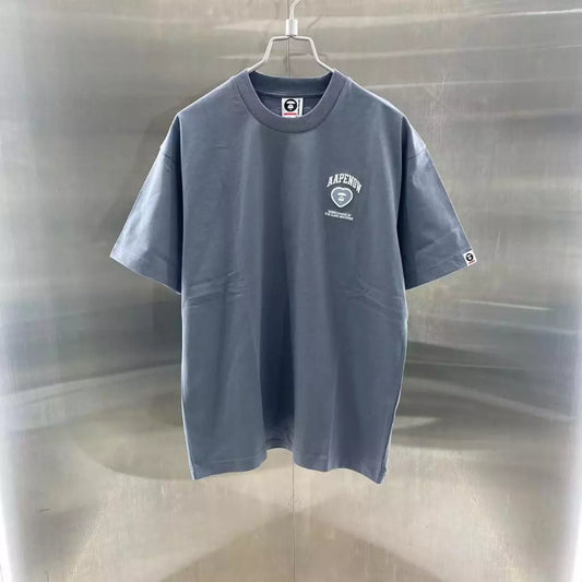 香港直郵 Aape 男裝25春夏夏愛心猿顏徽章字母刺繡潮流短袖T恤1600